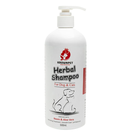 Natural Dog Herbal Shampoo - Gentle, Anti-Itch, and Soothing for Sensitive Skin