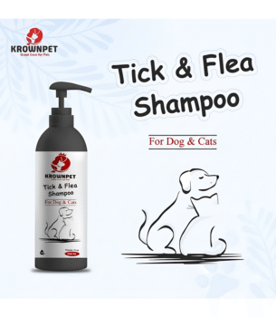 KROWN PET™ Tick & Flea Shampoo