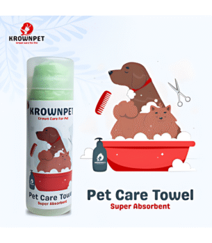 KROWN PET™ Pet Care Towel – Super Absorbent