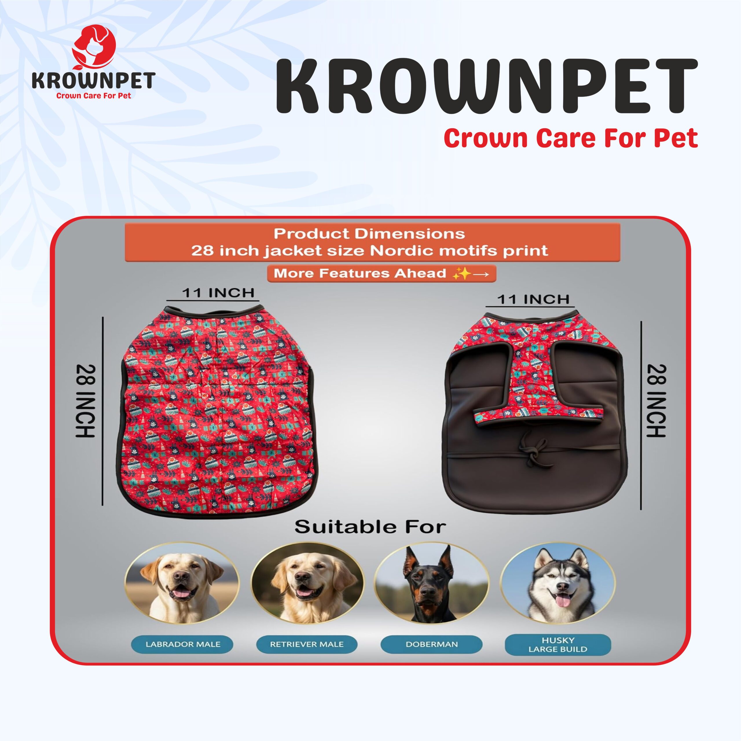 KROWN PET™ Dog Coat / Jacket - Image 3